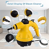 cheap Automatic Tools-Handheld Steam Cleaner, 900W Multifunctional High Temperature Pressurized Steam Cleaning Machine with Accessory