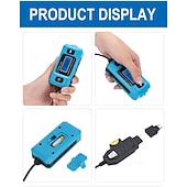 billige automatiske verktøy-Bilkretstester, 611 sikringslekkasjedetektor, isolasjonsmateriale, batteridrevet, 36 V driftsspenning, med LCD-skjerm og forbelysningsfunksjonalitet, for bilelektrisk