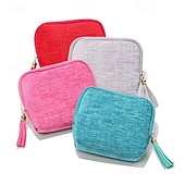 levne Skladování šperků-cestovní pouzdro na šperky, malá luxusní velkokapacitní úložná taška se střapci, dárkové tašky pro ženy, kapsičky se zipem, sametový úložný sáček na šperky na náramky, prsteny, náušnice