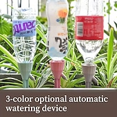 cheap Watering &amp; Irrigation-20pcs Automatic Plant Drip Irrigation Set Adjustable Water Flow Suitable for Indoor and Garden Plants Compatible with Standard EU/US Threaded Bottles Efficient Battery-Free Pot Watering System
