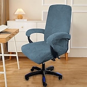 cheap Recliner Chair Cover-Office Chair Cover 3 Piece Set Four Season Modern Elastic Leaf Jacquard Machine Washable Chair Slipcover