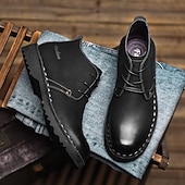 preiswerte Arbeitsschuhe-Lässige gelbe Herren-Ankle-Boots – bequem, stilvoll mit weichem Futter, ideal für legere Hochzeiten und Veranstaltungen im Freien