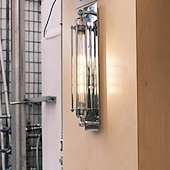 olcso Beltéri falilámpák-fali lámpatest, ipari cső alakú mennyezeti lámpa fémkerettel, fekete színben, egyetlen Edison fuvola lámpa előszobai verandaszekrénybe