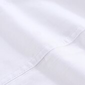 abordables T-shirts Décontractés pour Garçons-Chemises blanches unies à manches longues pour garçons, style décontracté, à boutons, idéales pour le printemps (4 ans et plus).