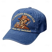  Old Bastards bourbon club hat justerbar whisky vintagehatt, samlarutgåva keps, premium destillerivaror, present till bourbonälskare