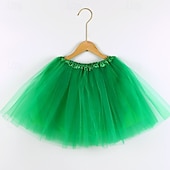 cheap Bottoms-Fancy Costume Tulle Skirt Tutu Skirt Retro Vintage 1980s Layered Puffy Neon Adults' Women's Halloween Carnival Party Performance Dance Ballet Dress Up