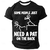  Ανδρικά Αστεία αργκό Μπλουζάκι Κοντομάνικο Κοντομάνικη μπλούζα 3D εκτύπωση Στρογγυλή Ψηλή Λαιμόκοψη Πουκάμισο Μοντέρνα Καθημερινά Καθημερινά Δρόμος Θαλασσί Μαύρο Λευκό Καλοκαίρι Άνοιξη Ρούχα Τ M L XL