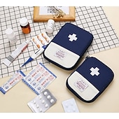 levne Úložiště a organizování-4ks mini přenosná lékařská taška přenosná malá prázdná cestovní mini taška na první pomoc venkovní lékařská záchranná taška multifunkční taška na uložení léků do nouzových situací