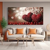 cheap Wall Tapestries-Valentine's Day Tapestry Banners Blanket Rose Love Heart Poker Cute Romantic 3D Party Living Room Shooting Backgrounds Marriage Proposal Decoration Home Decor