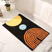 cheap Bathroom Mat-Bathroom Mat Minimalist Durable Entrance Floor Mat Wear-Resistant Absorbent Non-Slip Welcome Rug for Home Bedroom Bathroom Doorway