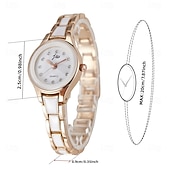 halpa Kvartsikellot-Uusi naisten kello  hienostunut huippuluokan kvartsikello naisille - kimaltava yksityiskohtainen kellotaulu monipuolinen rento muotikello naisille opiskelijakello syntymäpäivä/juhla/merkkipäivä