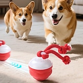 رخيصةأون لعب الكلاب-لعبة باور تيل 2.0 للكلاب، كرة تفاعلية للكلاب، كرة قفز