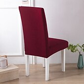 cheap Armchair Cover &amp; Armless Chair Cover-Water Resistant Polar Fleece Stretch Dining Chair Cover Soft Seat Slipcover for Home Kitchen Gift for Family(Not 100% Waterproof)
