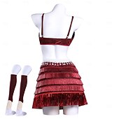 Недорогие Женские костюмы-Детектив по животным Искрящийся певец-животное Овцы-поп-звезды Газель Платья Необычные костюмы Косплей Костюм for Жен. Взрослые Рождество Карнавал Для вечеринок Выступление