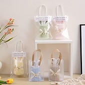 billiga påsk-5-pack handdukar med påskharemotiv, mjuka och absorberande handdukar med kaninmotiv, perfekt present till kök och badrum, bröllop, födelsedagar, alla hjärtans dag, jul och påsk för hemmabruk.