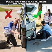 levne El Araçları-30 ks hřebíků na opravu pneumatik pro auto, motocykl, vakuovou opravu pneumatik, nákladní automobil, skútr, kolo, opravu defektu pneumatik, bezdušové nástroje, gumové kovové příslušenství (15l) &amp;15 s)