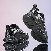 economico Sneakers Casual-scarpe da ginnastica da uomo nere da corsa – scarpe sportive ad alte prestazioni per la corsa, la palestra e le attività all'aperto, leggere con suola ammortizzata per comfort e stabilità