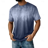abordables t-shirts de base-SoftFade™ homme en coton 100 % à effet délavé tee-shirt lourd à manches courtes col rond été dégradé ombre basique style vintage délavé vacances rue sortie blanc haut tee pour homme