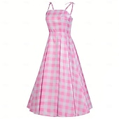 Недорогие Женские костюмы-кукла Платья Ретро Классический и неустаревающий 1950-е года for Жен. Девочки Детские Взрослые Рождество Карнавал Маскарад Девичник