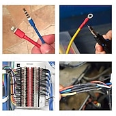 halpa Kodin tarvikkeet-580 kpl/laatikko kaapelin kutistesukka, eristetty kutistesukka johtojen suojaamiseen, värikkäät ja mustat kutistesukat sähköjohdotuksiin, sekalainen sarja