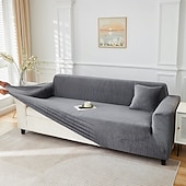 お買い得  ソファカバー-伸縮性のあるジャカード生地のストレッチソファカバー、ソファーカバー、セクショナルL字型ソファースリップカバー、コーナーケース、リビングルーム用、1、2、3、4人掛け