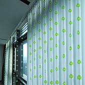 billige USB-drevet-Irsk kløverlignende gardinlyslenke til St. Patricks dag, 3 m bredde, grønt lys, USB-drevet, 8 funksjoner med fjernkontroll, innendørs soverom, stue, balkong, festdekorasjon