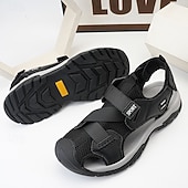 cheap Outdoor Sandals-Men's Navy Blue Sporty Sandals – Lightweight and Durable with Velcro and Adjustable Fit, Perfect for Outdoor Adventures