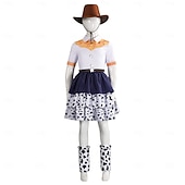 cheap Women's Costumes-Jessie Halloween Props Masquerade Fancy Costume Carnival Costume Cosplay Halloween for Girls' Adults Christmas New Year Party Casual Daily