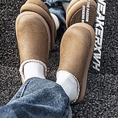 economico Zoccoli e pianelle da uomo-comode scarpe slip-on da uomo foderate in pelliccia: morbide, calde, perfette per ricevimenti di nozze rilassati e riunioni al chiuso