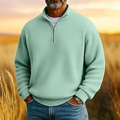 Χαμηλού Κόστους Κλασικό Πόλο Ανδρών-Ανδρικά Κοτλέ πουκάμισο Με Υφή Causal Διακοπές Τρίμηνο φερμουάρ Μακρυμάνικο Μοντέρνα Βασικό Συμπαγές Χρώμα Με Υφή Φερμουάρ Ζεστό Φθινόπωρο Άνοιξη &amp; Χειμώνας Φθινόπωρο &amp; Χειμώνας Κανονικό