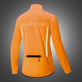 cheap Men's Jackets &amp; Gilets-WOSAWE Men's Windbreaker Cycling Jersey Cycling Jacket High Visibility Waterproof Windproof Cycling Bike Jacket Windbreaker Mountain Bike MTB Road Bike Cycling City Bike Cycling Navy Green Black Bike