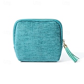 levne Skladování šperků-cestovní pouzdro na šperky, malá luxusní velkokapacitní úložná taška se střapci, dárkové tašky pro ženy, kapsičky se zipem, sametový úložný sáček na šperky na náramky, prsteny, náušnice