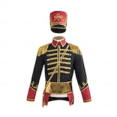 preiswerte Outfits-Ausgefallene Kostüme Zirkusjacke Zirkusdirektor königliche Wache Edelmann Retro Vintage Viktorianisch Militär Stil Erwachsene Herren Halloween Karneval Party Leistung Maskerade Verkleiden