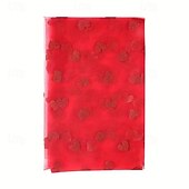 Χαμηλού Κόστους Ημέρα του Αγίου Βαλεντίνου-Καρδιά σε σχήμα δρομέα για την ημέρα του Αγίου Βαλεντίνου – κόκκινο &amp;Χρυσό τραπεζομάντιλο με καρδιά, 29,53×70,87 ίντσες, ιδανικό για γάμους, bridal showers, επέτειους, γενέθλια και διακόσμηση