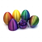 voordelige Geschenken-3D-geprinte paaseieren met een opgestoken middelvinger, grappige 3D-geprinte paaseieren met een opgestoken middelvinger, hilarische paasgrap, unieke verrassingsgrap voor vrouwen en mannen