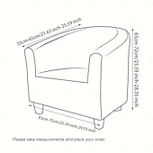 cheap Armchair Cover &amp; Armless Chair Cover-1 Pc Club Chair Cover Striped Plant and Geometric Printed Polyester Slipcover for Single Seat Chair Living Room Bedroom Home Office