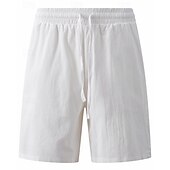 preiswerte Herren Badehosen-Herren Badeshorts Shorts Strandshorts Freizeitshorts Tasche Elastischer Bund Einfach Atmungsaktiv Outdoor Urlaub Alltagskleidung Urlaub Mode Schwarz Weiß Mikroelastisch