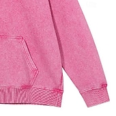 economico felpe con cappuccio da uomo di base-Per uomo Felpa con cappuccio Maglione Nero Rosa Verde militare Viola Caffè Con Cappuccio Semplice Tasca a marsupio Casuale Quotidiano Sport &amp; Outdoor Vintage Cool Abbigliamento Sportivo Primavera