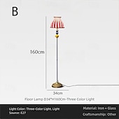 economico lampada da comodino-Lampada da tavolo / Lampada da terra Decorativo Artistico / Stile Nordico Per Camera da letto / Interno Metallo Presa EU / Presa US / Presa Uk Multicolore