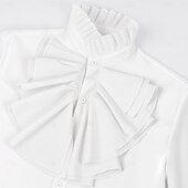 economico Cime-Punk &amp; Gotico Medievale Rinascimento Camicia Lunghe Cavaliere Tinta unica Costume Per uomo Reale Mascherata Feste Performance Mascherata Adulti Camicia