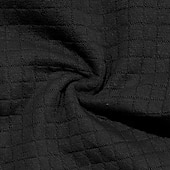 preiswerte Lässige Shorts-Herren Waffel Shorts Sommershorts Strandshorts Freizeitshorts Kordelzug Elastischer Bund Einfarbig Komfort Knielang Täglich Outdoor Streetwear Urlaub Mode Schwarz Weiß Mikroelastisch