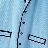 abordables Camisetas sin mangas de gimnasio-Hombre Camiseta sin mangas Camisa de Pana Camisa sin mangas Sin Mangas Cuello Barco Verano Primavera Bloque de color Tira de pozo Moda Design Músculo Botón frontal Exterior Noche Blanco Camiseta