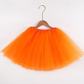 cheap Bottoms-Fancy Costume Tulle Skirt Tutu Skirt Retro Vintage 1980s Layered Puffy Neon Adults' Women's Halloween Carnival Party Performance Dance Ballet Dress Up