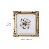 abordables Sculptures-Cadre photo décoratif à motif tridimensionnel de style européen (1 pièce), idéal pour la décoration de photos dans une chambre ou un bureau, accessoire de photographie et décoration murale.