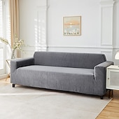 お買い得  ソファカバー-伸縮性のあるジャカード生地のストレッチソファカバー、ソファーカバー、セクショナルL字型ソファースリップカバー、コーナーケース、リビングルーム用、1、2、3、4人掛け