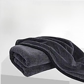 abordables Les serviettes-Serviette de nettoyage auto, serviette en microfibre sans traces pour le lavage de voiture, chiffon tressé ultra-absorbant, idéal pour sécher et polir les véhicules.