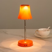 tanie Lampy stołowe-Lampka nocna reagująca na gesty, z regulowanym na wysokość drążkiem, zmieniająca 7 kolorów &amp;Lampa stołowa z 3 trybami RGB i bezdotykowym sterowaniem gestami, bezstopniowo ściemnialna lampka nocna do