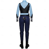 billige Kvinners kostymer-Dyredetektiv Bunny Politikvinne Cosplay kostyme Drakter Eventyrfilm Cosplay Kostymer med film-TV-tema for Dame Jente Voksen Barne Halloween Karneval Ytelse Pedagogisk utkledning Kle deg ut p