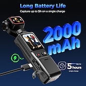 voordelige Actiecamera-4K HD actiecamera met 180° draaibare lens, beeldstabilisatie, 1,9 inch scherm, 2000 mAh batterij, lichtgewicht, ideaal voor vloggen. &amp;reis- en vlogapparatuur: strak design, duurzame constructie,