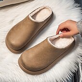 economico Zoccoli e pianelle da uomo-comode scarpe slip-on da uomo foderate in pelliccia: morbide, calde, perfette per ricevimenti di nozze rilassati e riunioni al chiuso